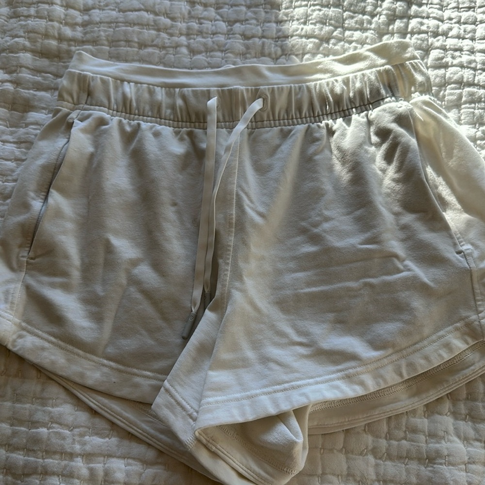 lululemon athletica White Athletic Shorts